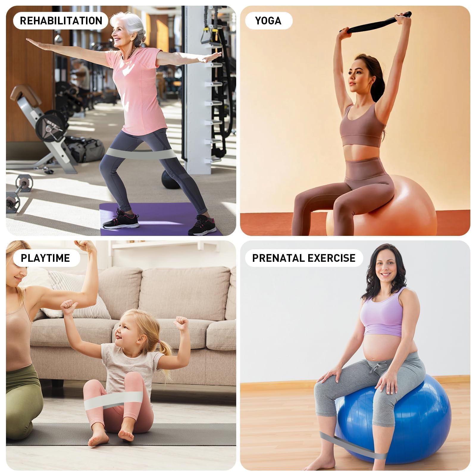 Anneau de Tension en Latex de  - Yoga Fitness Resistance Band avis et prix
